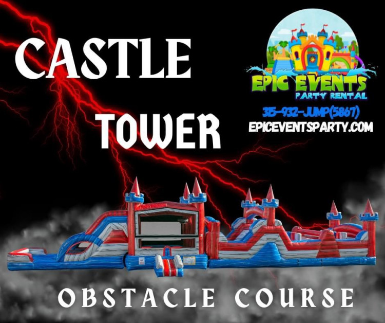 63 FT Castle Tower Obstacle Course