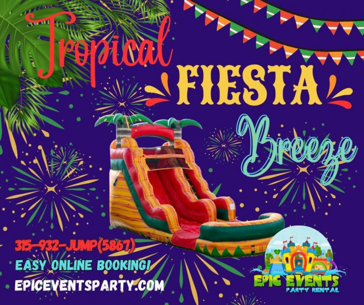 15FT Tropical Fiesta Breeze Slide