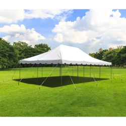 20x30 Pole tent -White